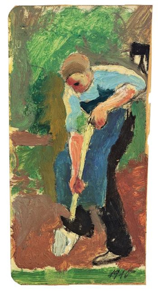 Gartenarbeiter by August Macke