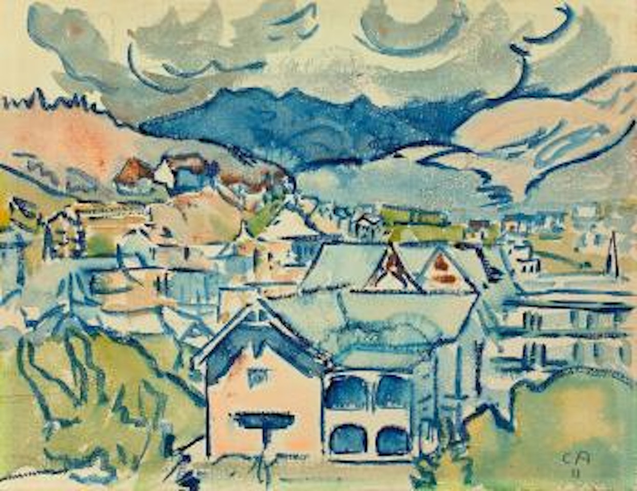 Bergort by Cuno Amiet