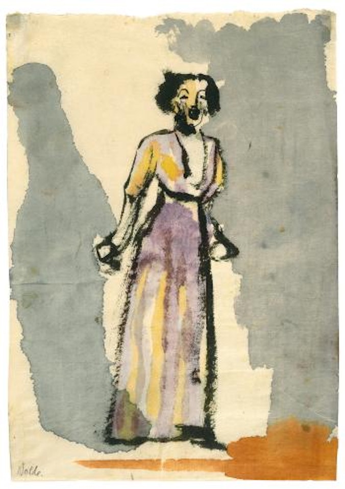 Sängerin by Emil Nolde