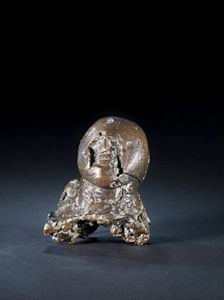 Small soldier's head by Elisabeth Frink