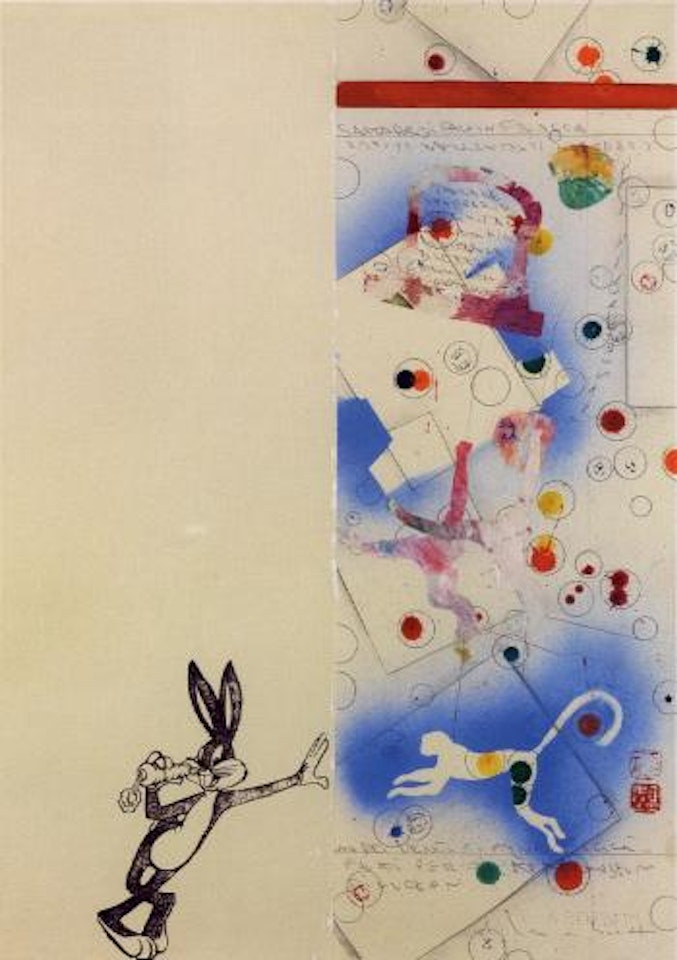 Untitled (Bugs Bunny) by Alighiero Boetti