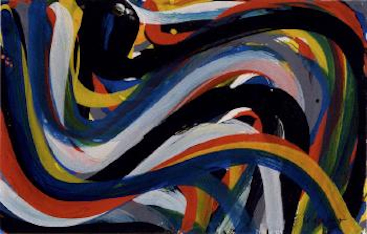 Wavy Brushstrokes by Sol LeWitt