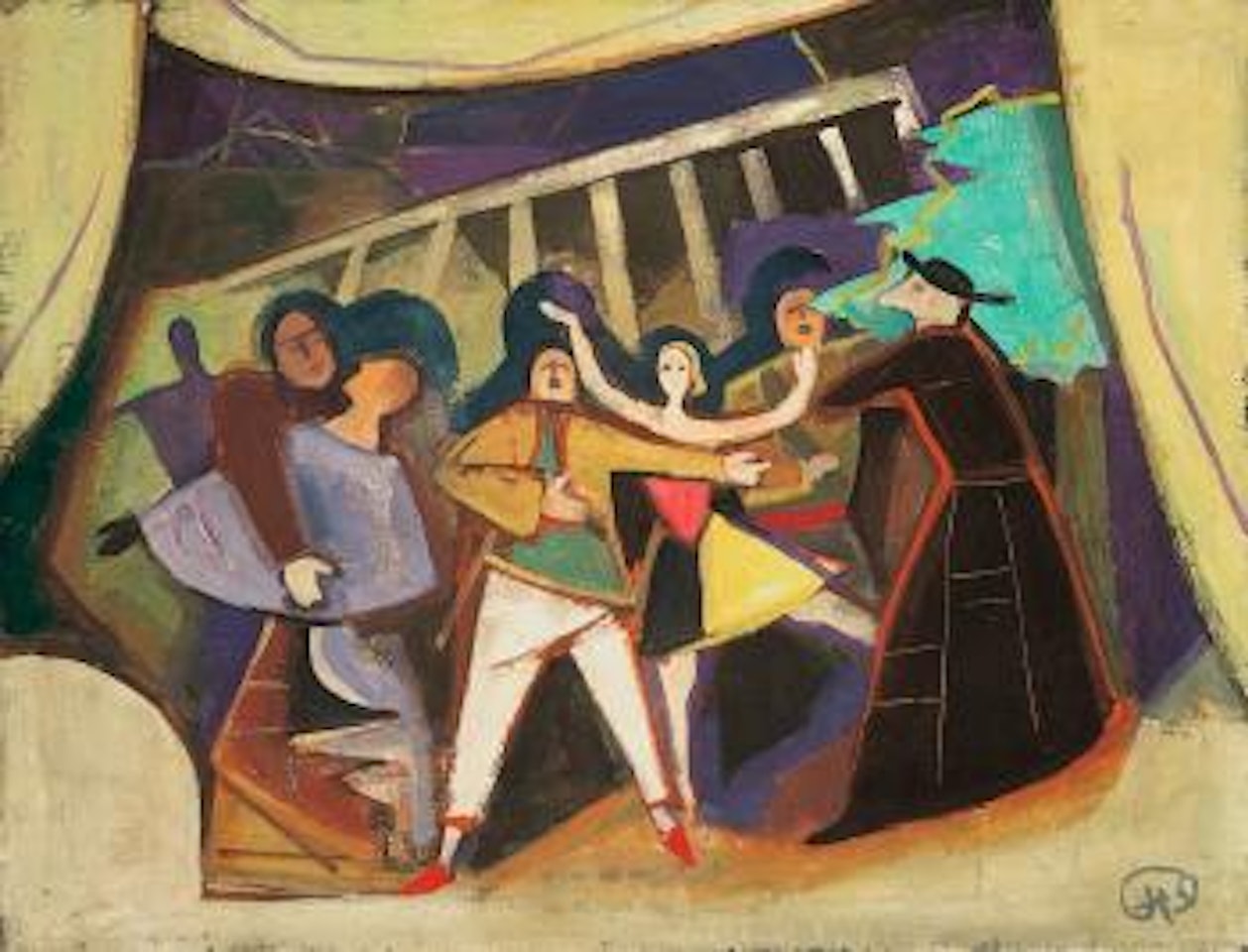 Zuschauer by Karl Hofer