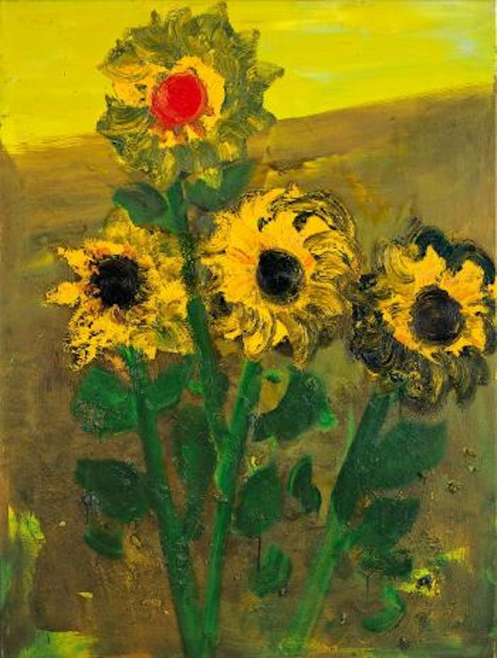 Sonnenblumen by Rainer Fetting
