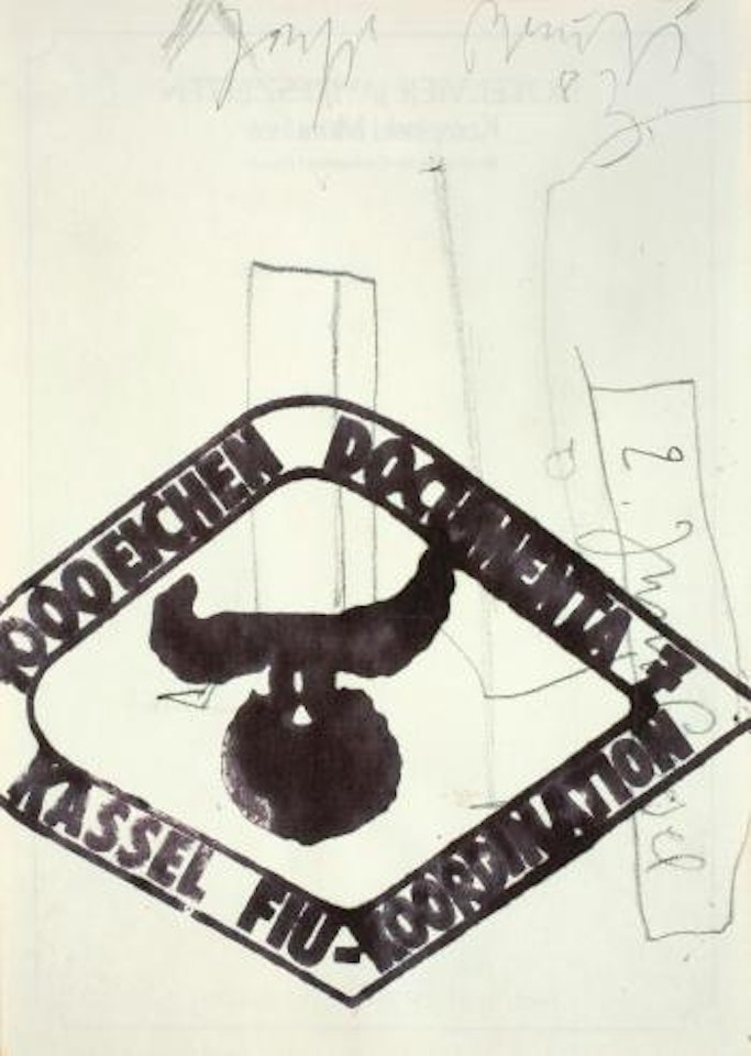 Ohne Titel (Tausend Eichen) by Joseph Beuys