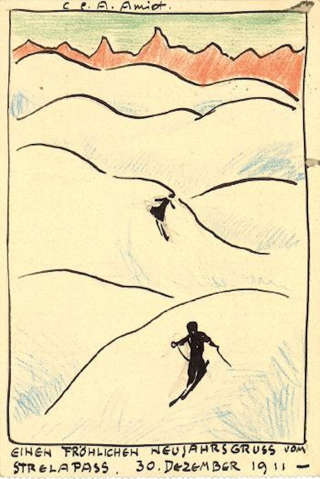 Neujahrsgruss by Cuno Amiet