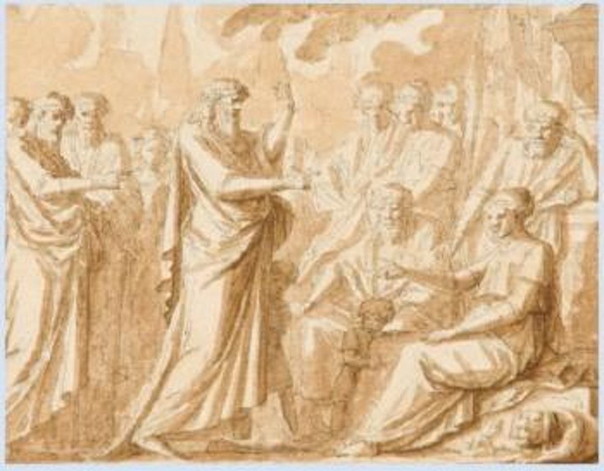 Cénacle antique by Louis-Félix de la Rue