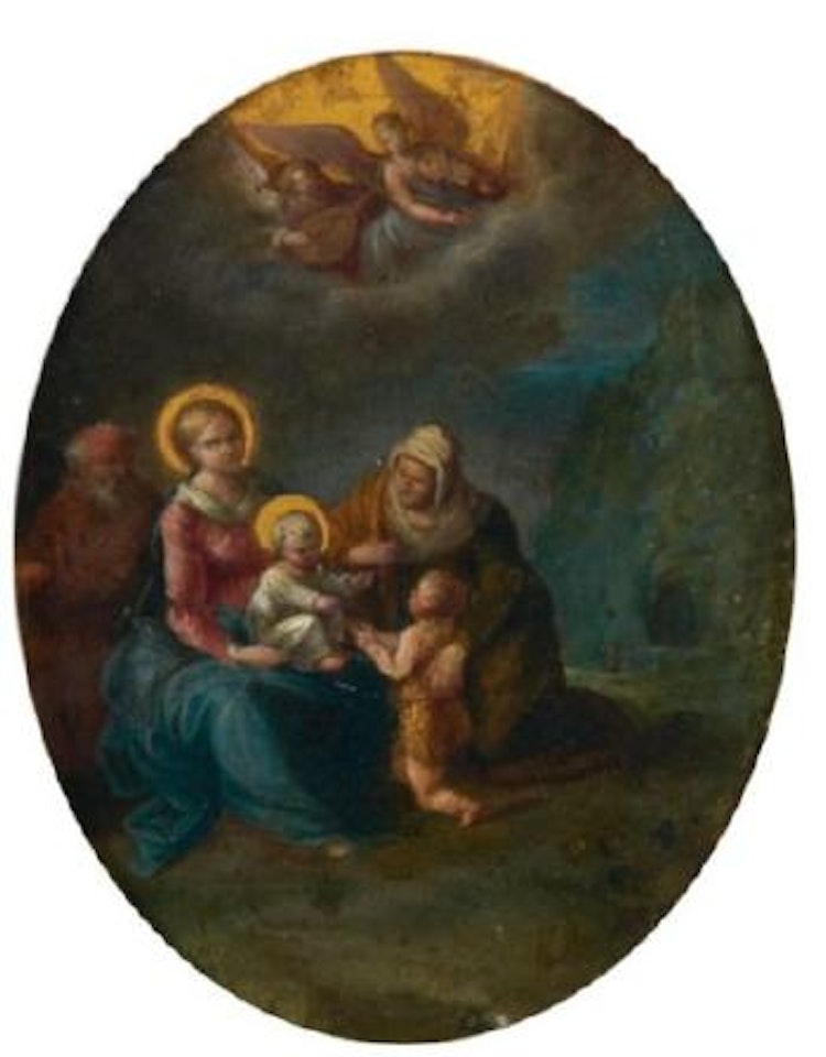 La Sainte Famille avec Sainte Elisabeth et Saint Jean-Baptiste by Abraham Govaerts
