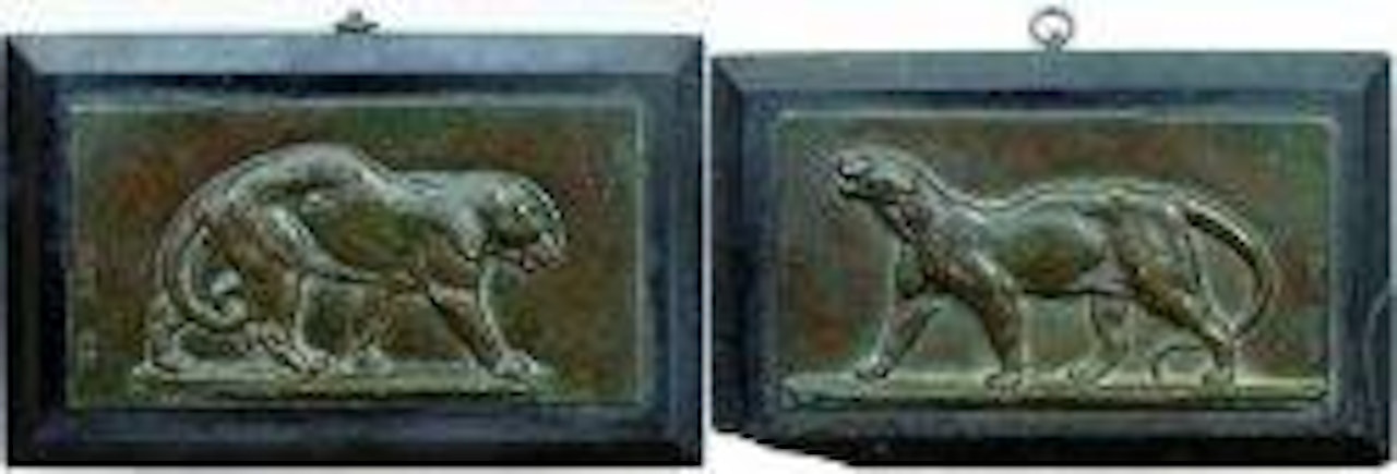 Panthère et jaguar by Antoine-Louis Barye