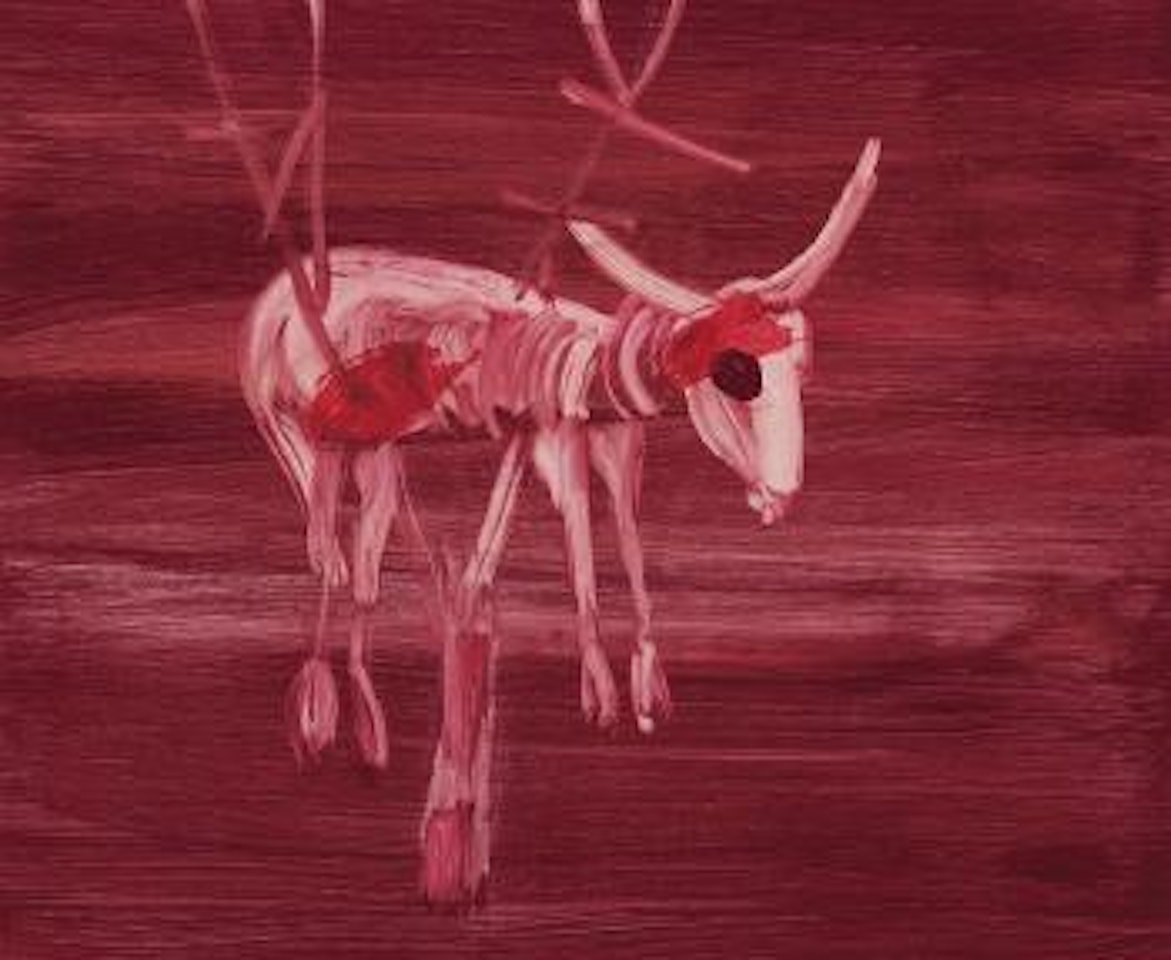 Ram in Thicket, Samson et Dalila (Act III Scene I) by Sidney Nolan
