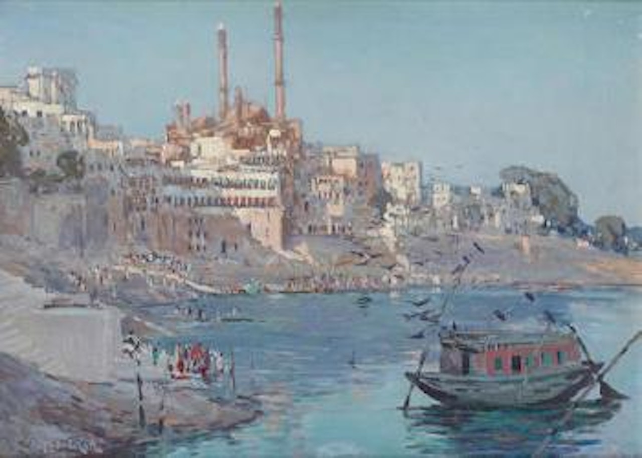 Benares, India by Robert Gwelo Goodman