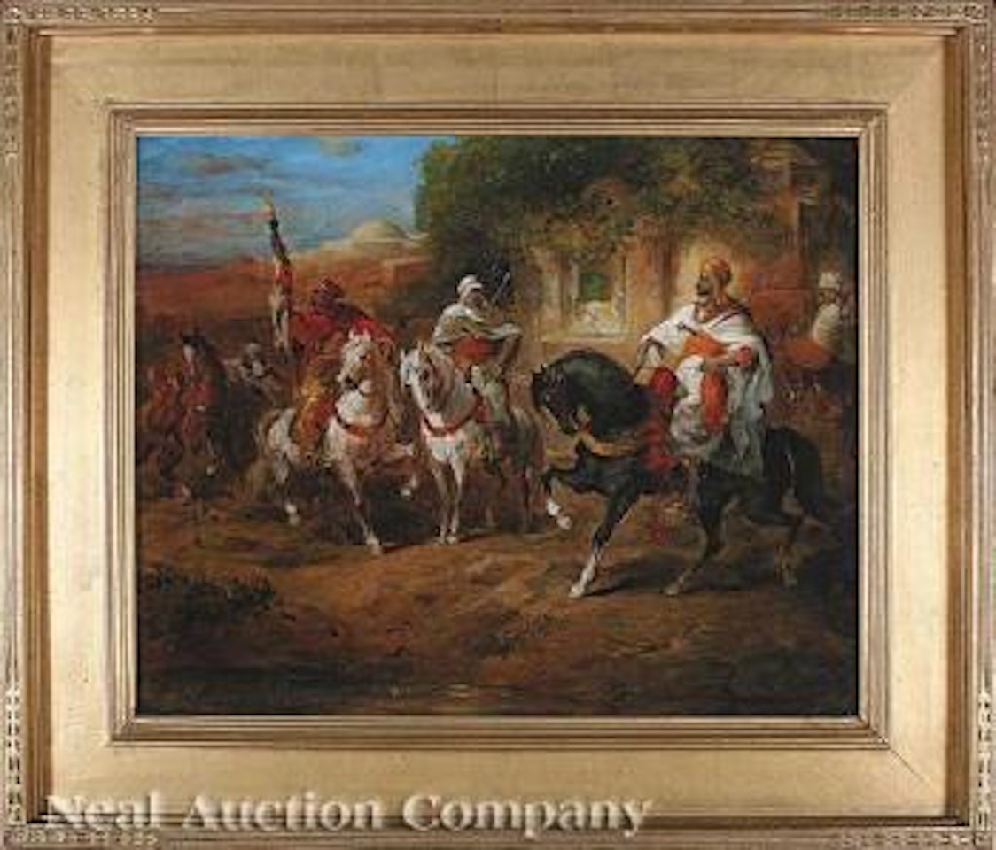 Leader of the guard by Adolf Schreyer