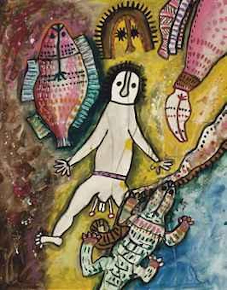 Homage to Homo Australis No. 13 by Alan Davie