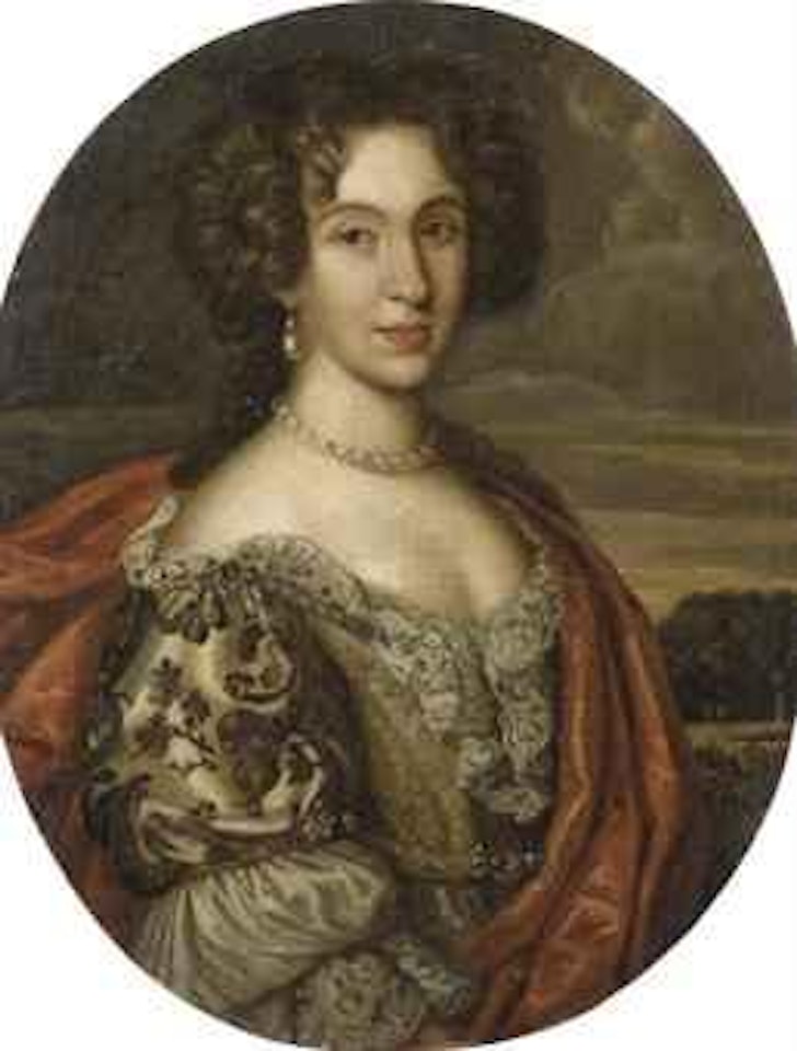 Portrait de dame aux perles by Jacob Ferdinand Voet