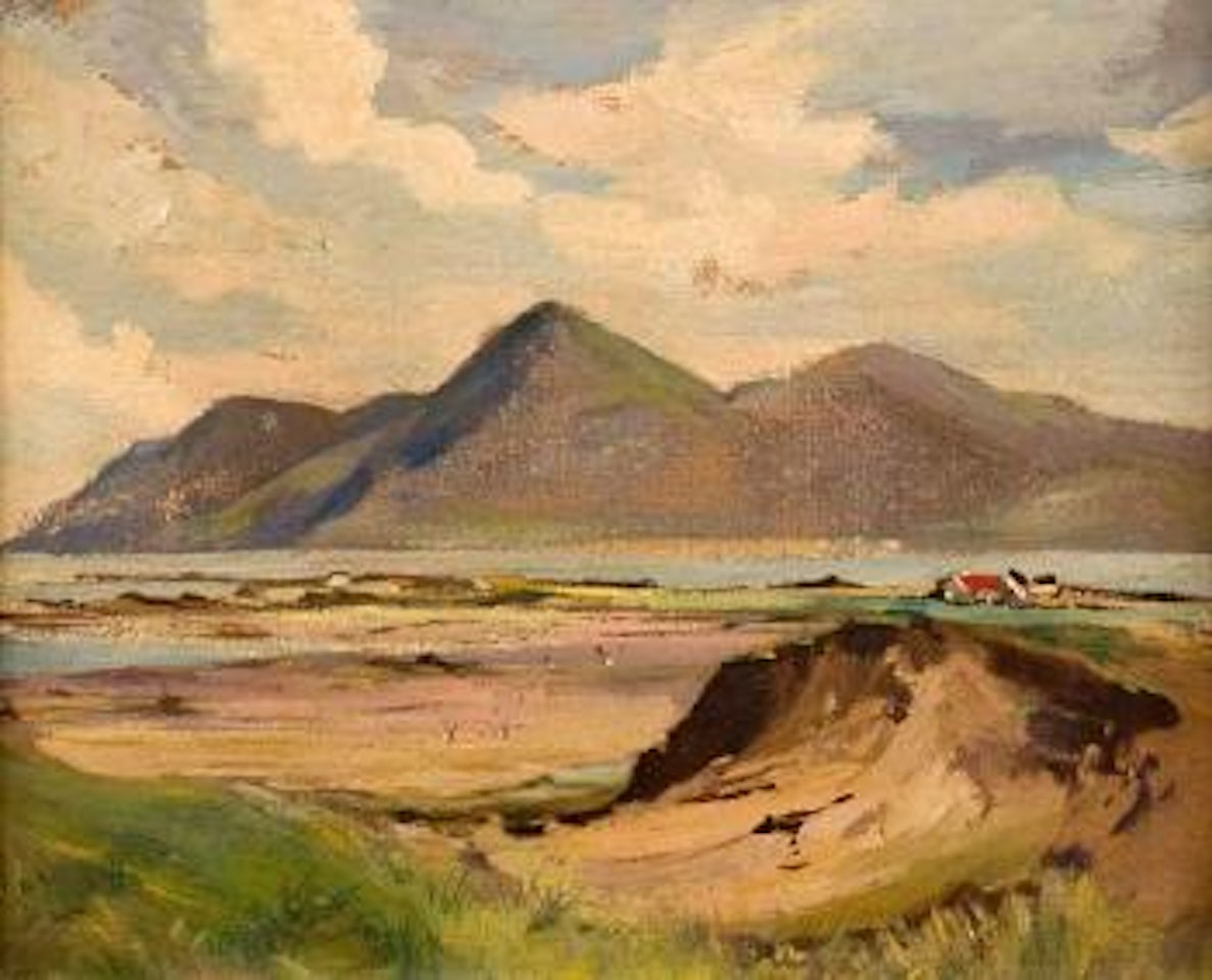 The Mournes from Tyrella by Kenneth Webb