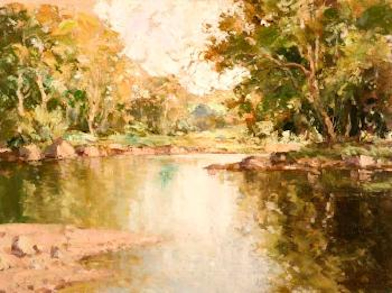 The River Dun by Maurice Canning Wilks