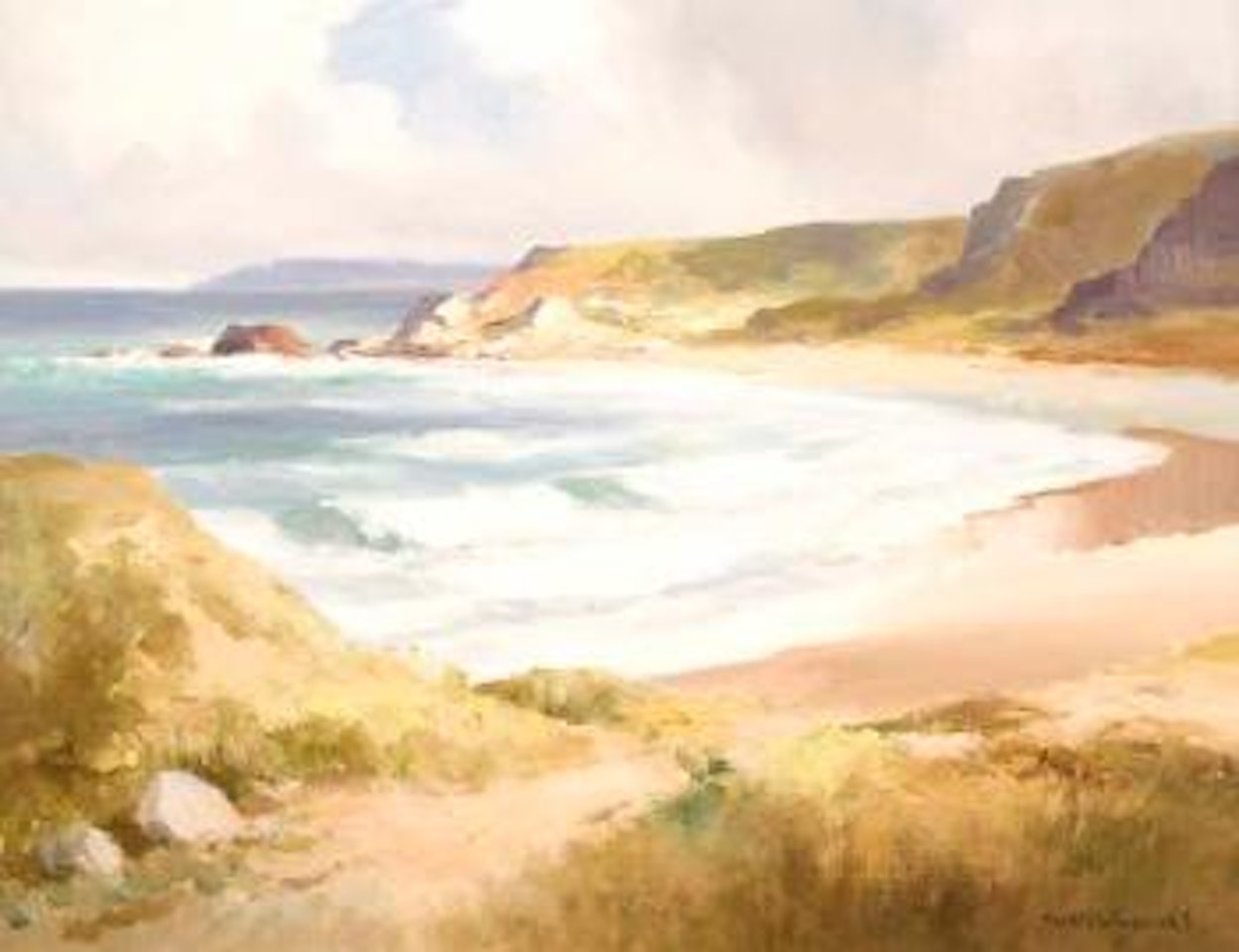 Whitepark Bay by Maurice Canning Wilks