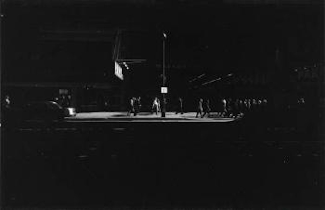 Wabash Avenue, Chicago, Fall by Harry Callahan
