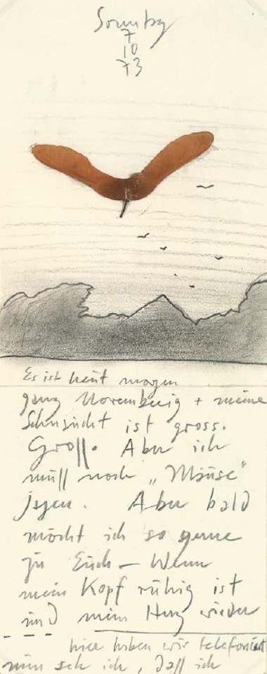 Es ist heut Morgen… by Horst Janssen