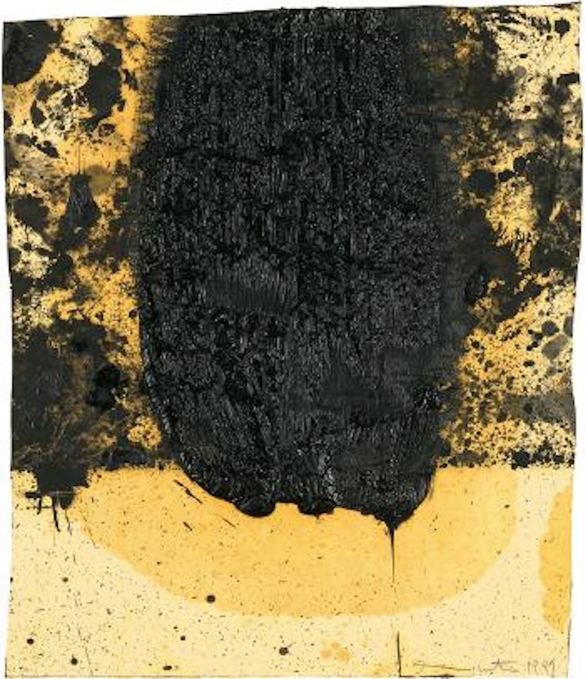 Ohne Titel (Schüttbild) by Hermann Nitsch