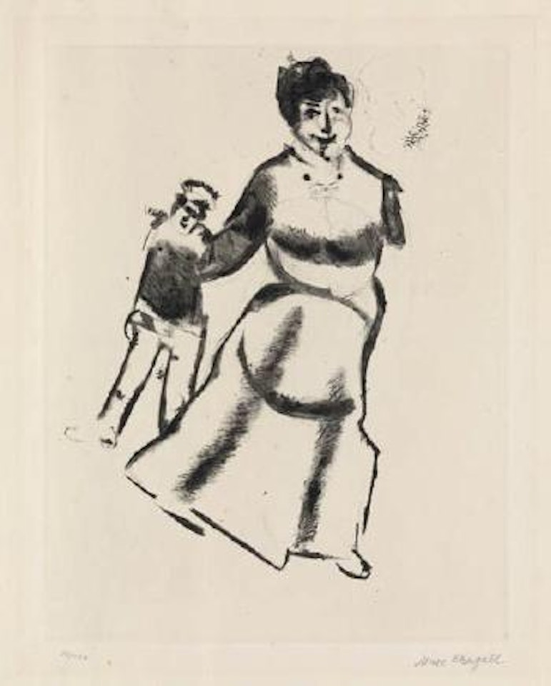 Mutter und Sohn by Marc Chagall