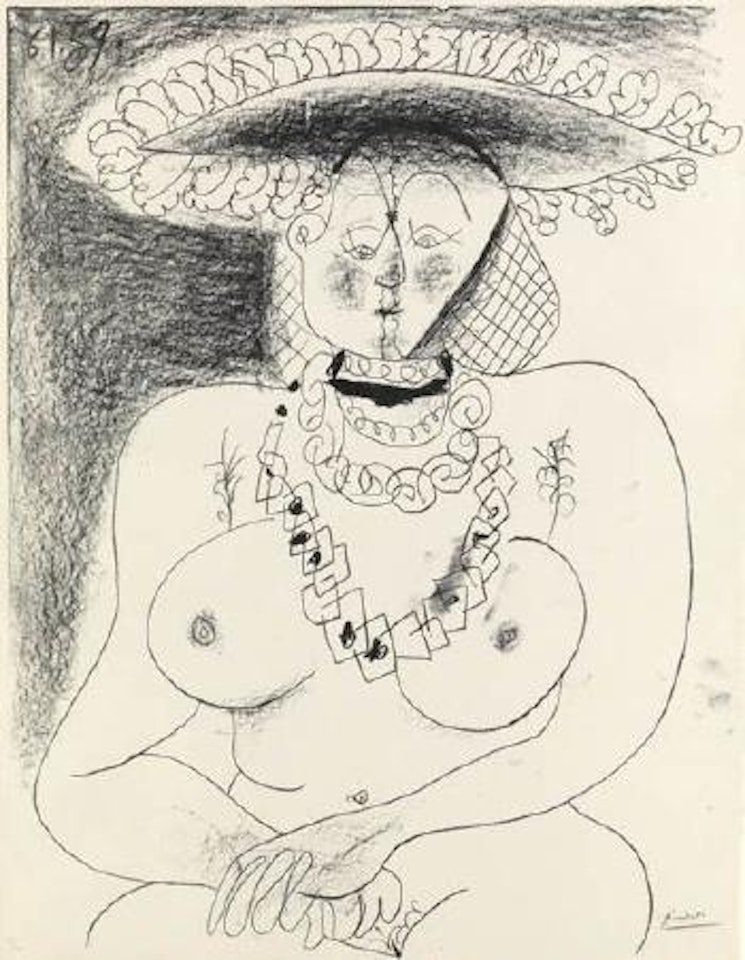 La Fille au Chapeau by Pablo Picasso