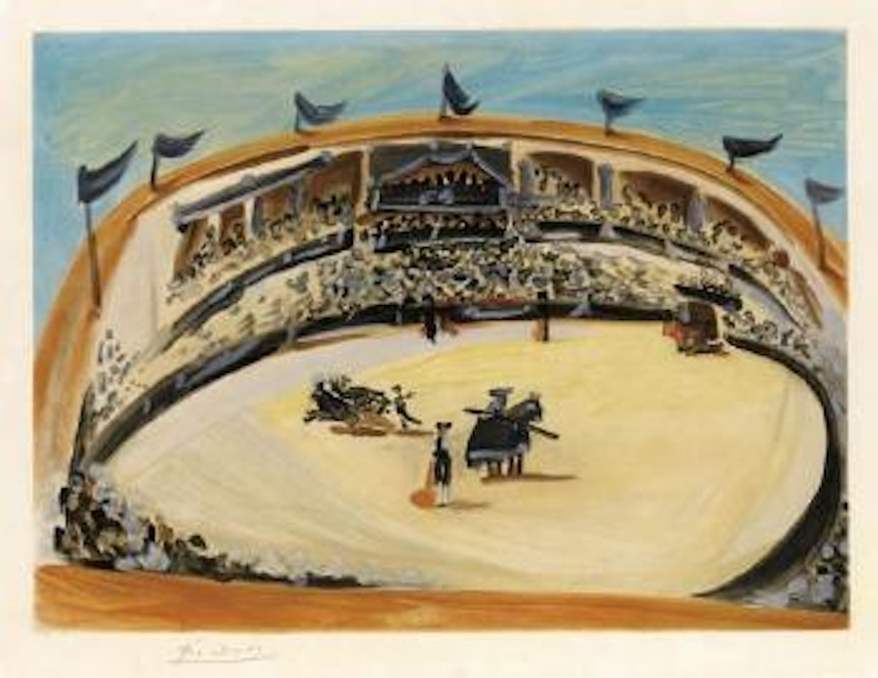 La Corrida by Pablo Picasso