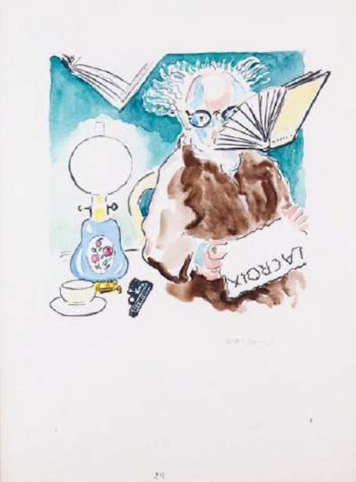La lecture du journal by Kees van Dongen