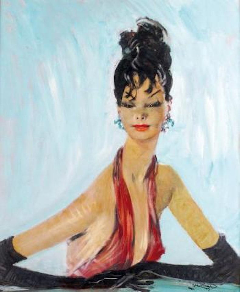 Portrait d'Anouchka by Jean Gabriel Domergue