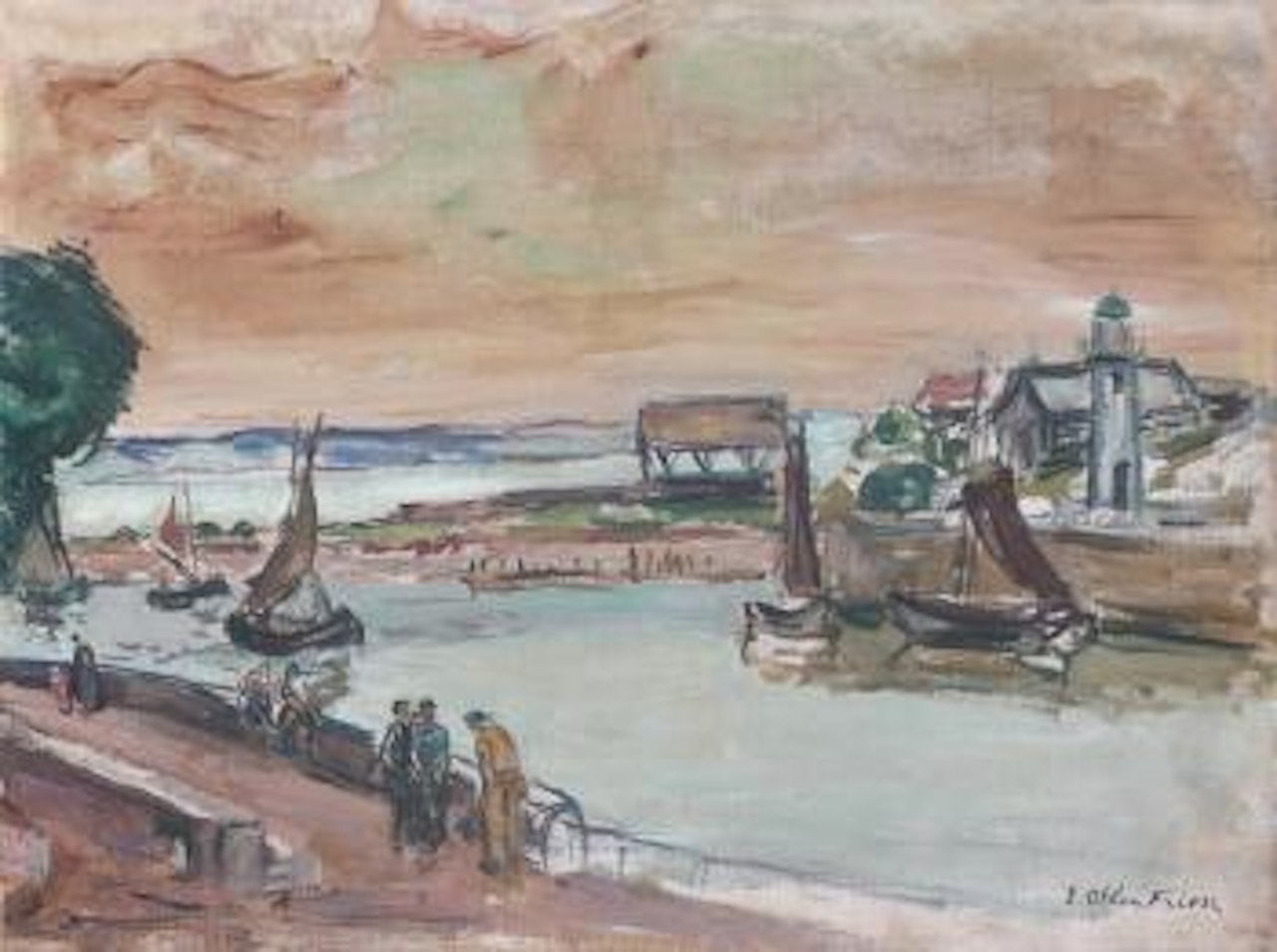 Le port by Othon Friesz