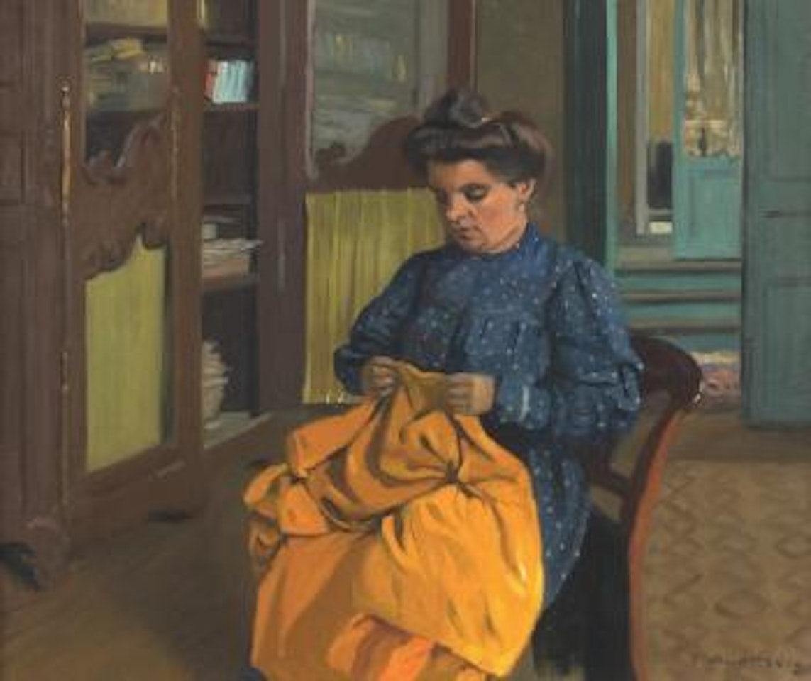 La couturière by Félix Vallotton
