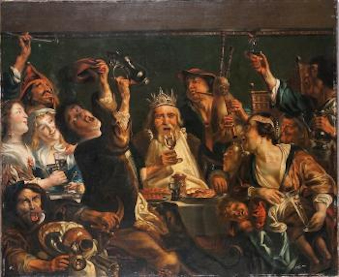 Il Re beve by Jacob Jordaens