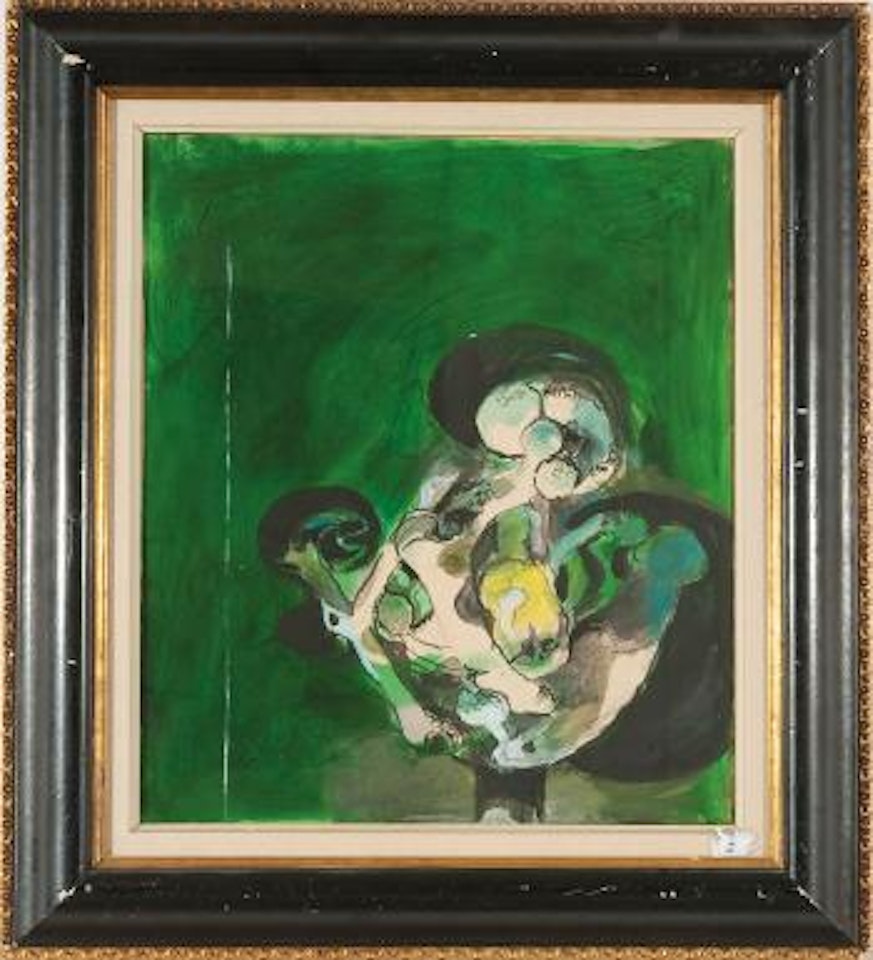 Tree-structure in a wood by Graham Sutherland