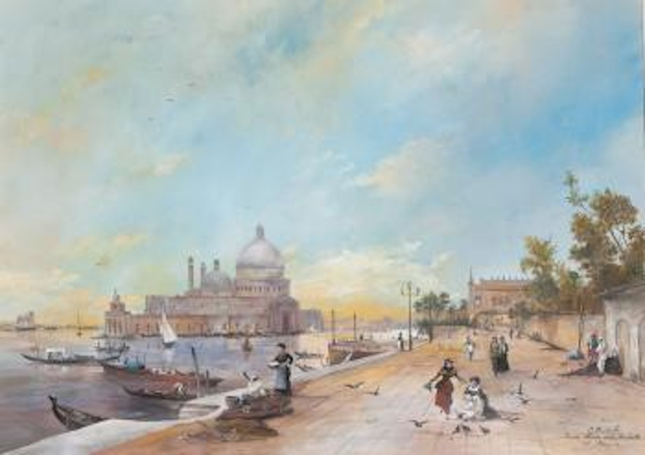 Santa Maria della Salute di Venezia by Carlo Bossoli