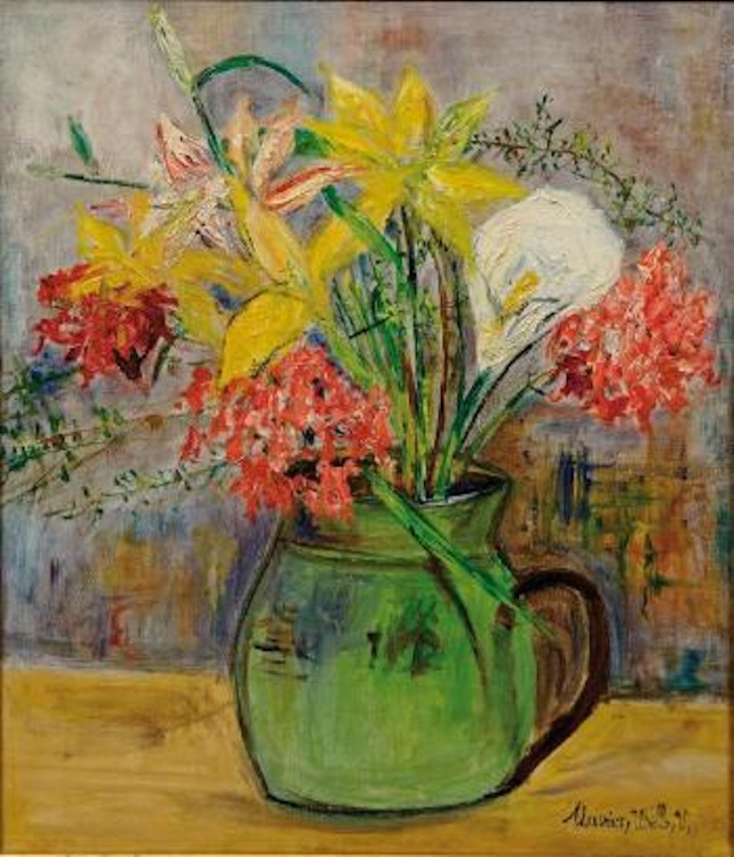 Fleurs dans une cruche by Maurice Utrillo