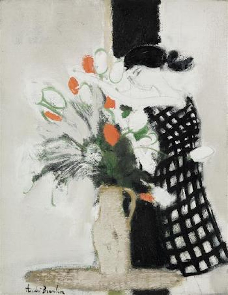 La robe à carreaux by André Brasilier