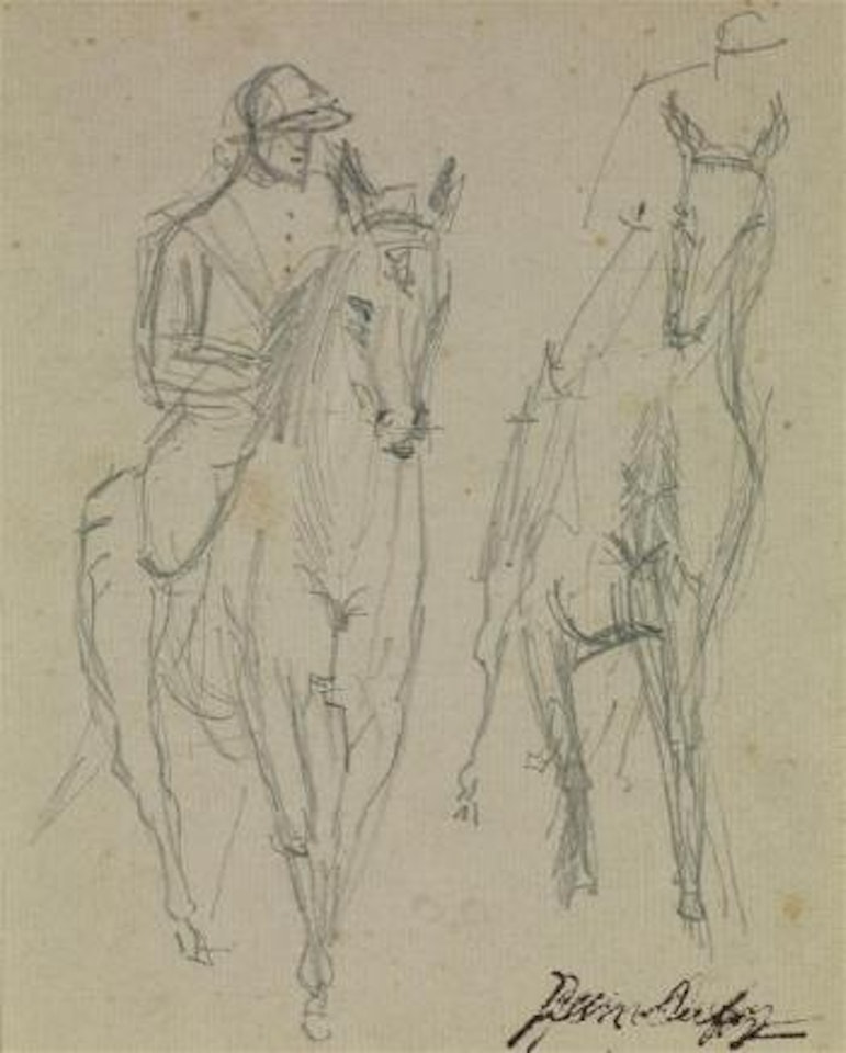 Chevaux de courses by Jean Dufy