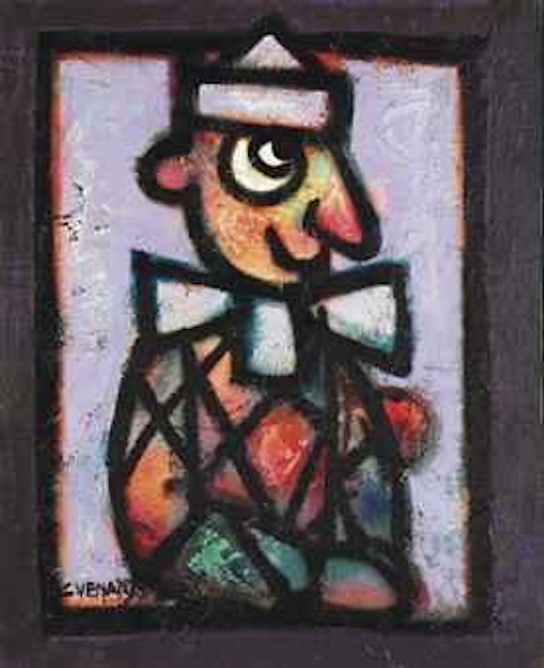 Clown croquignol by Claude Venard