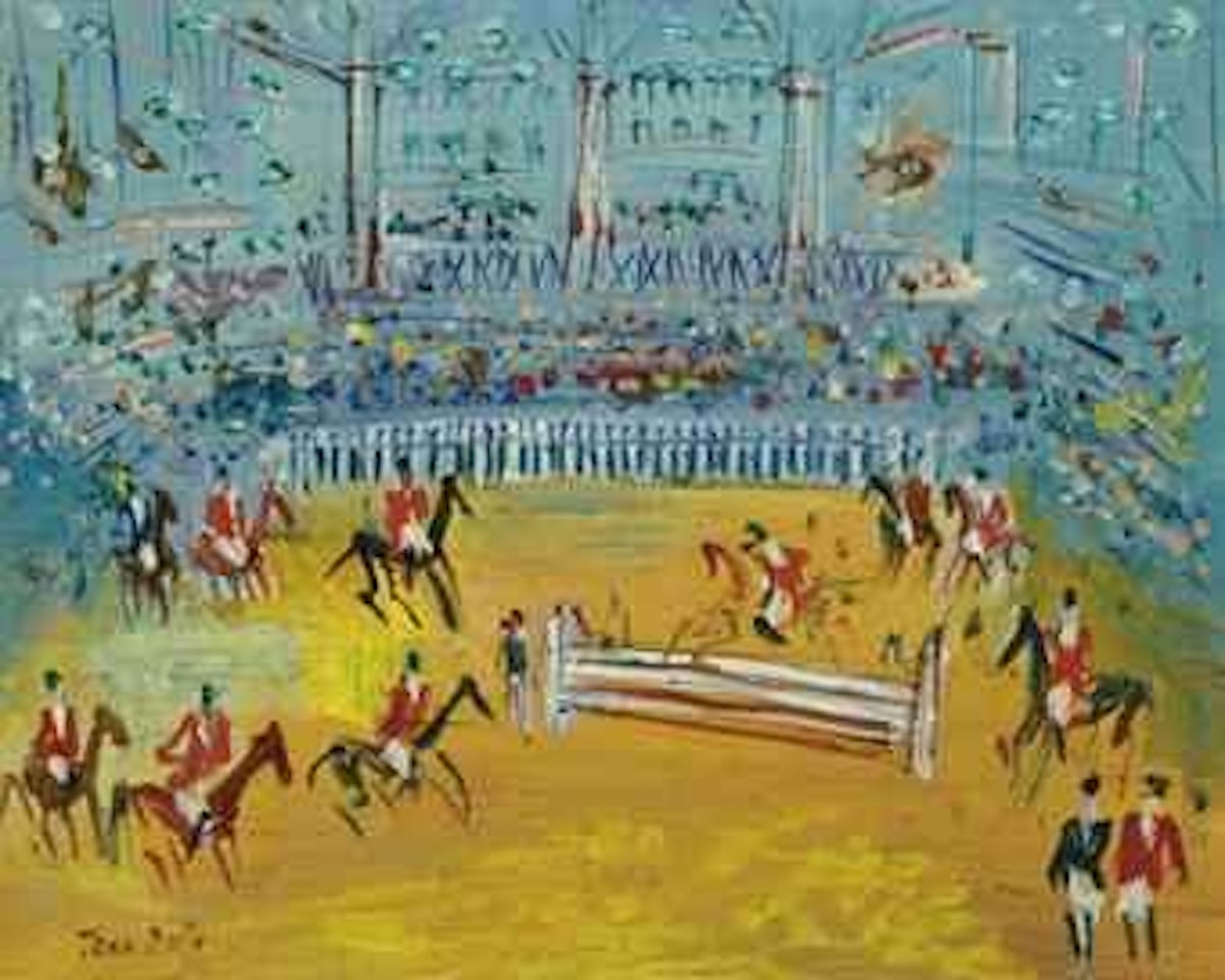 Démonstration équestre by Jean Dufy