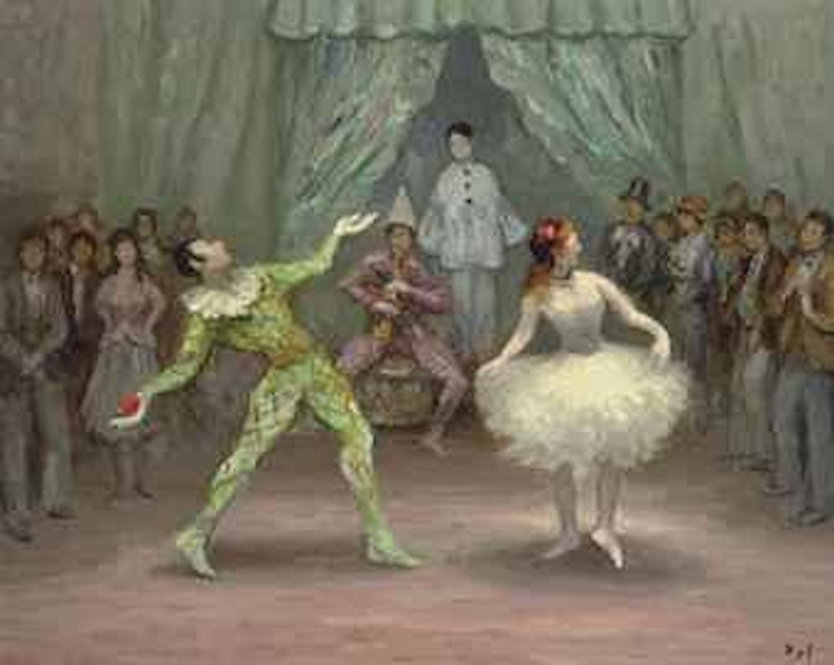 Arlequin et Colombine by Marcel Dyf