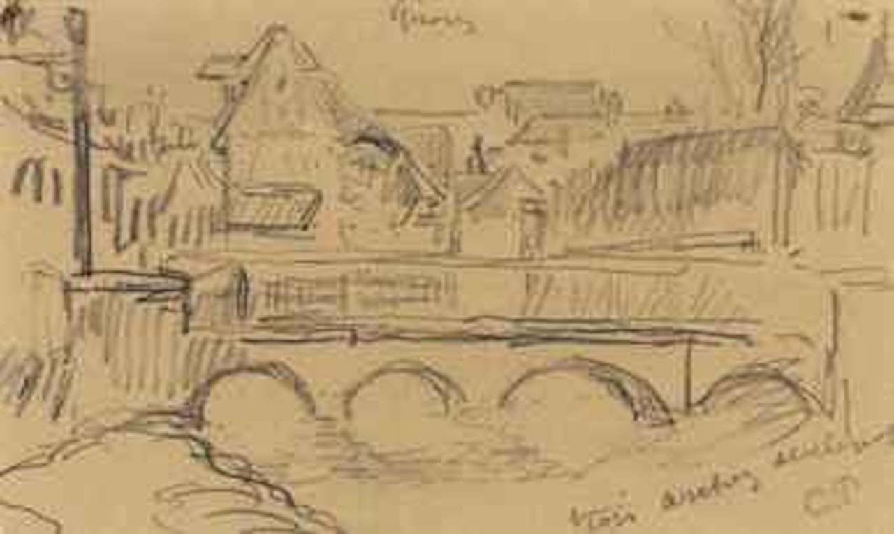 Le Pont de Gisors by Camille Pissarro