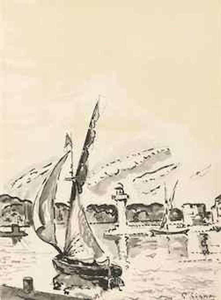 Le Voilier by Paul Signac