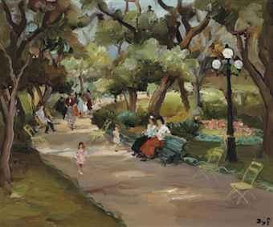 Promenade dans un jardin by Marcel Dyf