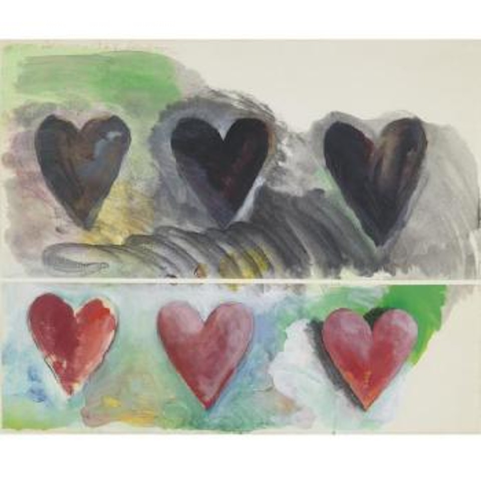 London Hearts by Jim Dine