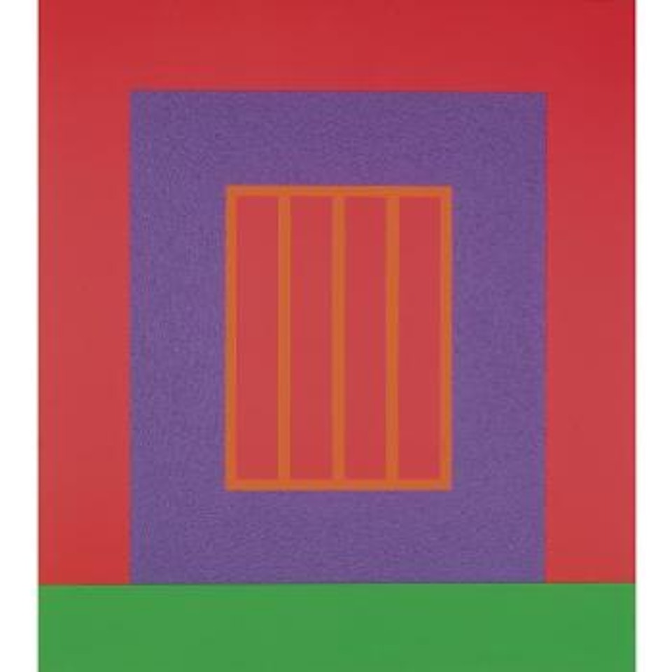 Violet Prison by Peter Halley