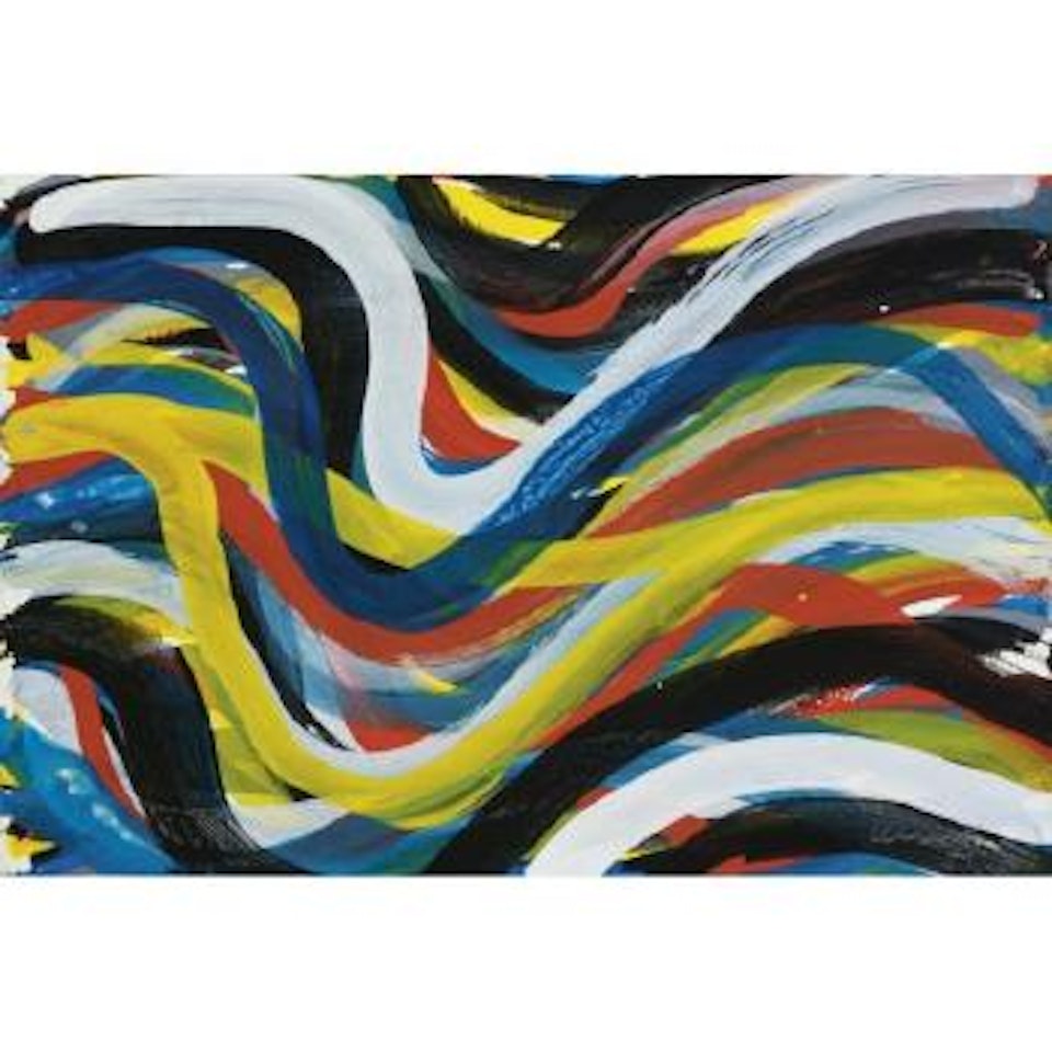 Wavy Brushstrokes by Sol LeWitt