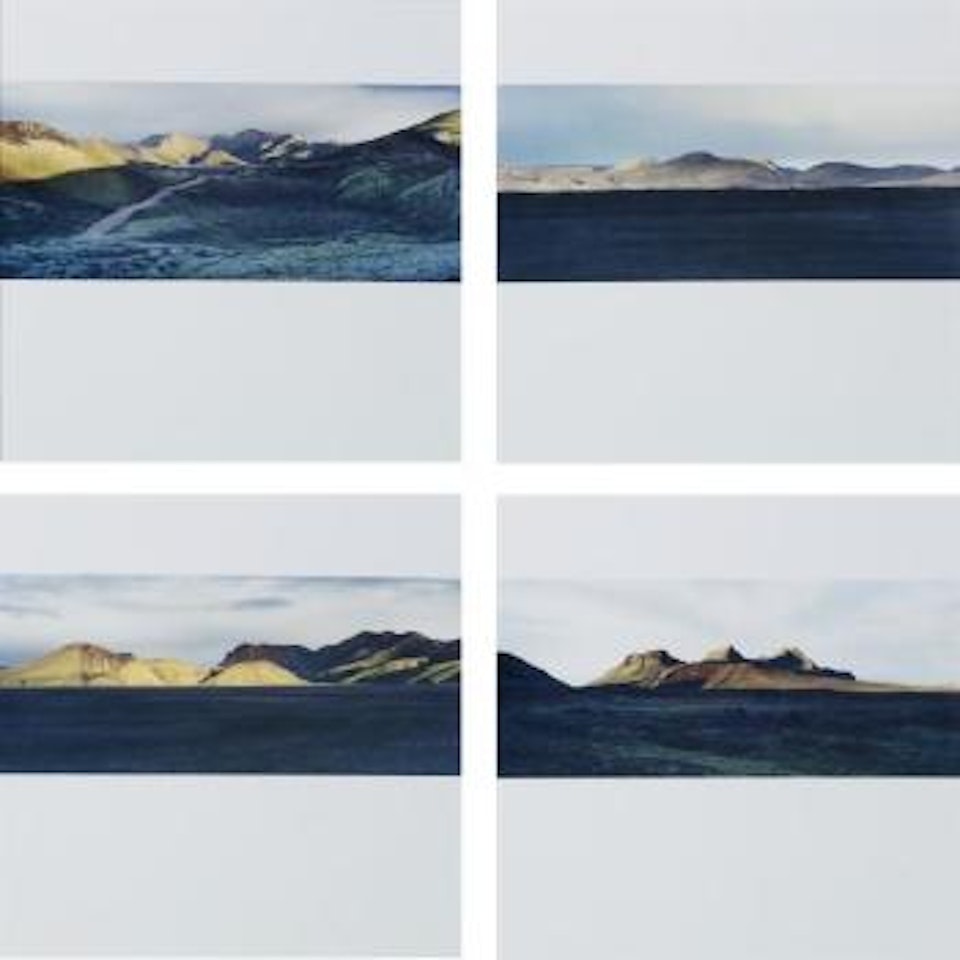 Untitled (Island Series Panorama) (Four Works) by Olafur Eliasson