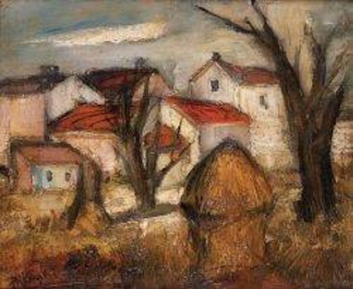 Vue de village by Franz Priking