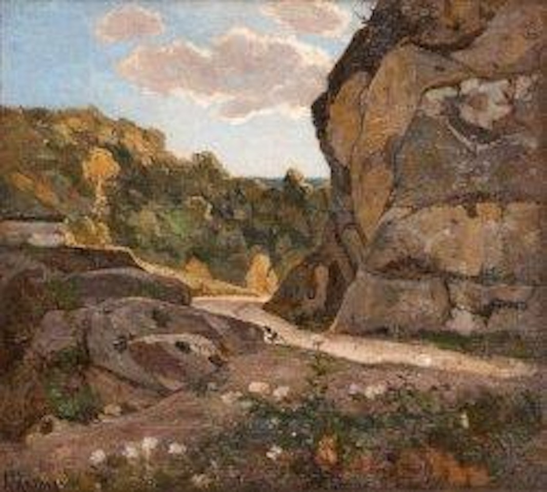 Les environs d'Avallon by Henri Harpignies