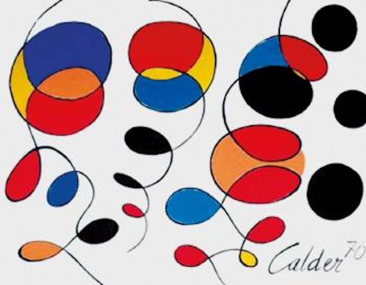 Trucioli colorati by Alexander Calder